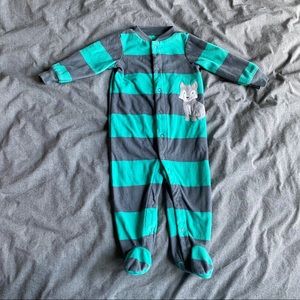 🧁5/$20 Warm Wolf Footsie PJs